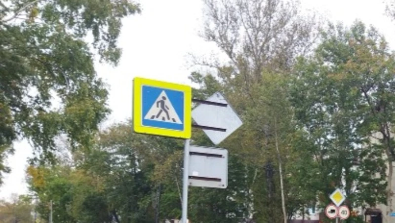 Работа по обустройству пешеходного перехода не завершена