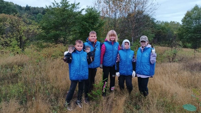 Школьники Александровска-Сахалинского приняли участие в акции «Сохраним лес»