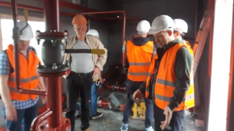 На газовой котельной приступили к пусконаладочным работам