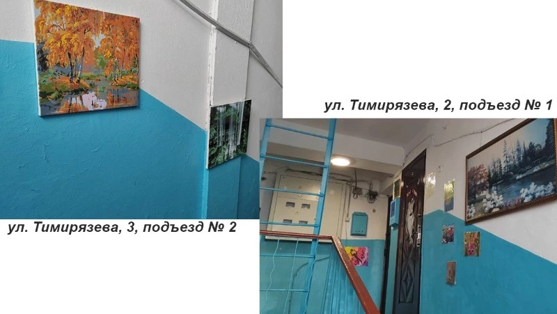 Жители домов по улице Тимирязева соревнуются за звание самого уютного подъезда