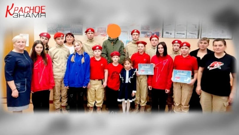 Истории героизма и тепла:  Встреча юнармейцев и активистов Движения Первых с участником СВО Алексеем