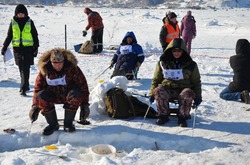 В Александровске-Сахалинском прошли открытые соревнования по подледному лову рыбы