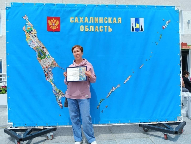 Народные умельцы представили уникальную карту Сахалина