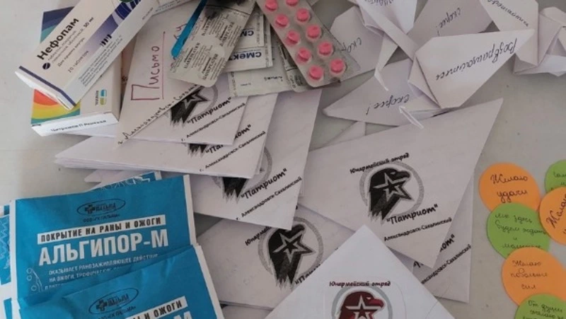 Юнармейцы передали очередные посылки для военнослужащих, находящихся в зоне СВО