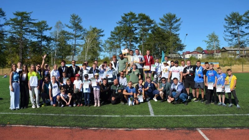 Уникальное событие объединило спортсменов трех районов Сахалина в парке Тымовского