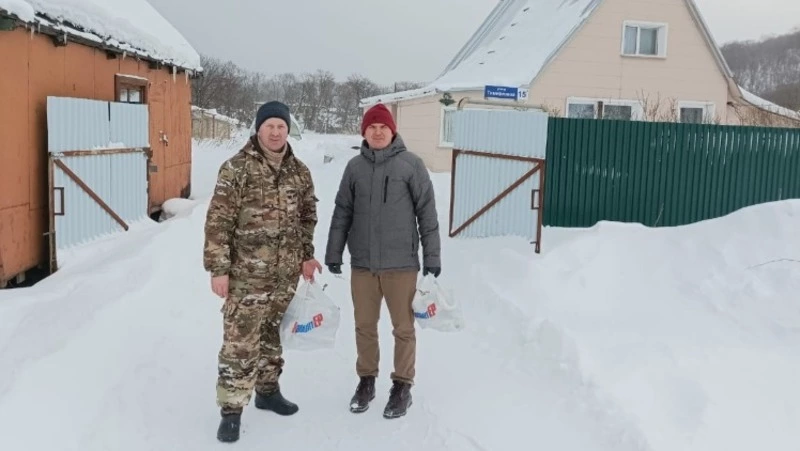 Семьям участников СВО доставили рыбу