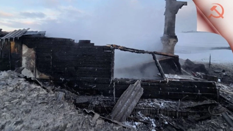 Пожар в селе Хоэ унёс жизнь человека