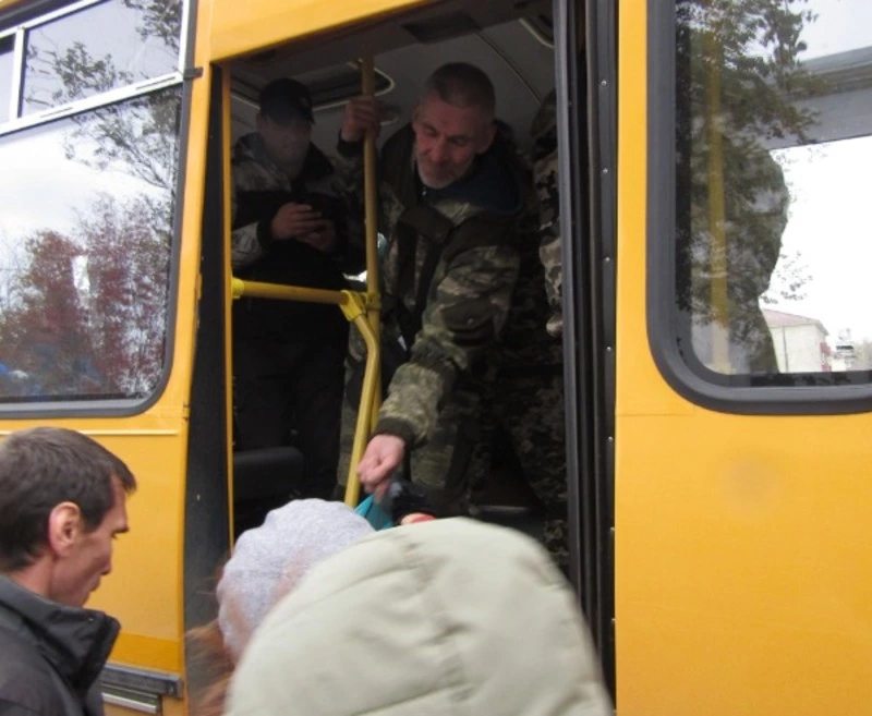 Мобилизованных александровцев проводили на боевое слаживание