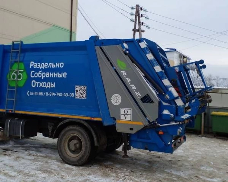 140 тонн раздельно собранных отходов вывезли на Сахалине в феврале