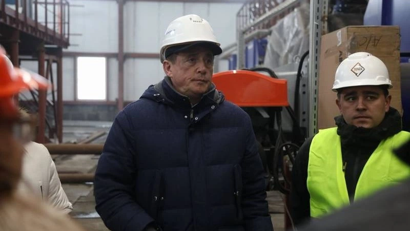 Валерий Лимаренко проверил ход строительства газовой котельной в Александровске-Сахалинском